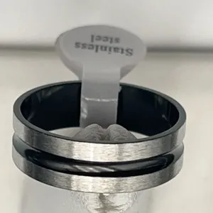 Stainless Steel Mens Ring Size 21