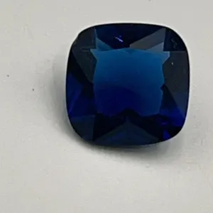 1.1 Carat Deep Blue Cushion Blue Sapphire Style Cut Gemstone