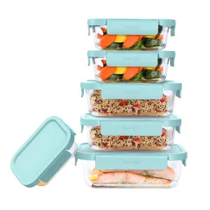 Bentgo Leak-Proof Glass Food Storage Set - 12 piece