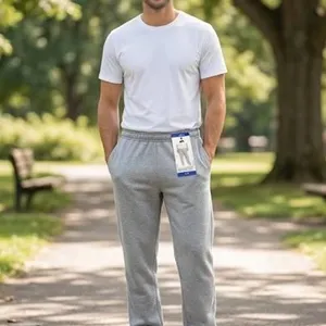 Adidas Men's Grey Sweatpants Size Large