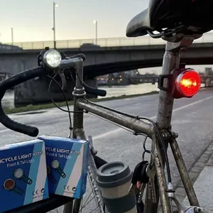 Vont 'Pyro' USB Rechargeable Bike Light Set
