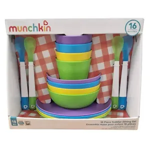 Munchkin 16 Piece Toddler Dining Set