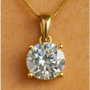 $1400, 10K(0.7g), LAB DIAMOND (0.75ct) PENDANT, retail value $1400