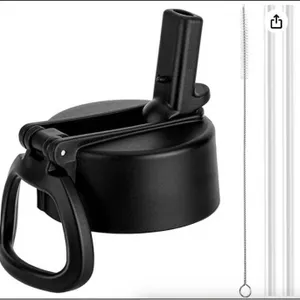 Hydro Flask Wide Mouth Flex Straw Cap With Two Straws