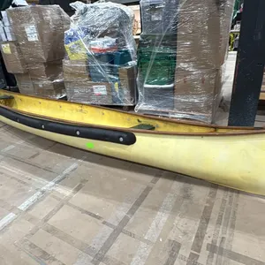 LARGE FIBERGLASS CANOE