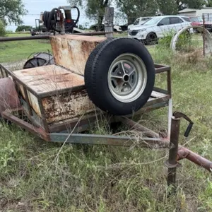 Shop Made Single Axle Utility Trailer w/ Fuel Tank