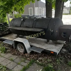 500 Gallon Smoker w/ 20' Single Axle Trailer