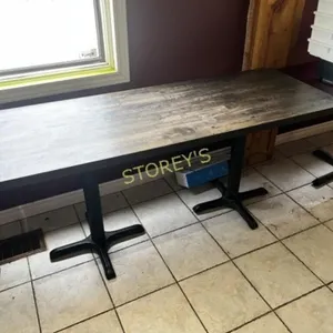 25 x 66 Double Pedestal Dining Table