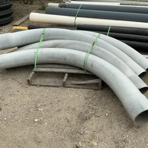 Large Radius Gray PVC Conduit Elbows
