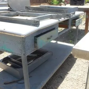 Stainless Steel Work Table with Drawers and