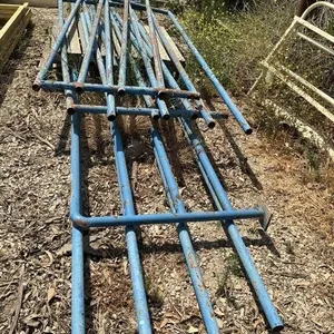 Blue Steel Pipe Frames