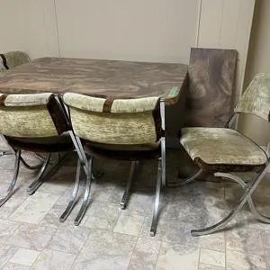 Vintage Dining Table with Leaf