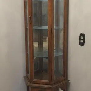 Lighted Corner Curio Cabinet