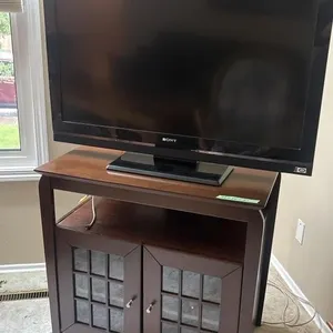 38" SONY LCD TV with Entertainment Stand