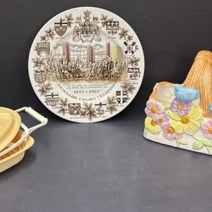 Vintage Ceramic Easter Basket, The Fathers Ot