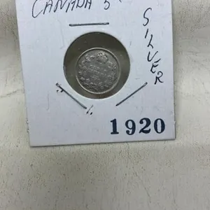 Canada 5 cent silver 1920