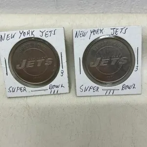 New York Jets Super Bowl III 2 pcs