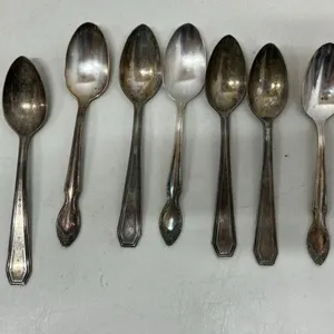 8 vintage EPNS spoons