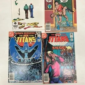 4 vintage comics