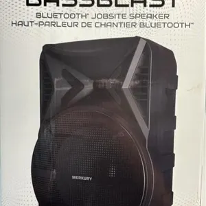 Merkury BassBlast Bluetooth Jobsite Speaker