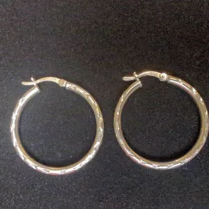 925 silver hoops