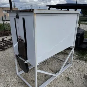 Shop made grain feeder.