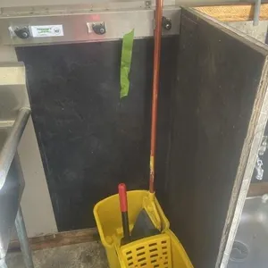 Mop bucket with mop