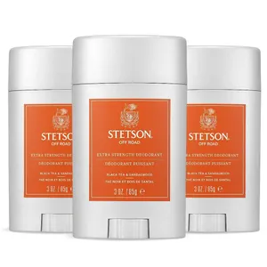 Stetson Mens Deodorant 3 oz 3-Pack