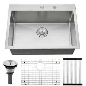 VOKIM 26x19 Single Bowl Sink