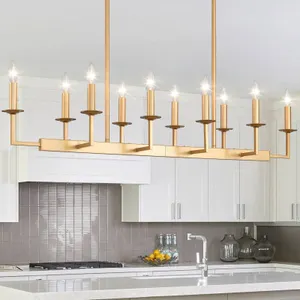 QJMPP 48 Gold Linear Chandelier