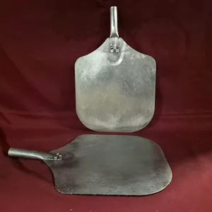 (2) American Metalcraft Stainless Steel 12" x 14" Pizza Peels