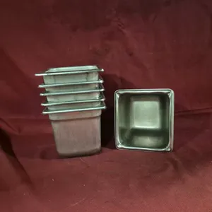 (6) Sixth Size 6" Deep Stainless Steel Hotel Pans