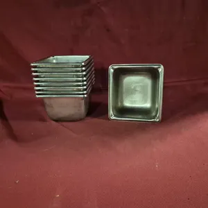 (9) Vollrath Sixth Size 4" Deep Stainless Steel Hotel Pans - NSF Approved