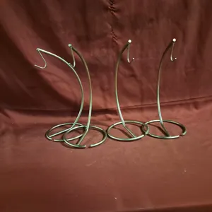 (4) Stainless Steel Banana Hangers