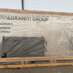 Pallet of Italgraniti Group 4’ x 8’ Marble Ceramic Slabs with A-Frame