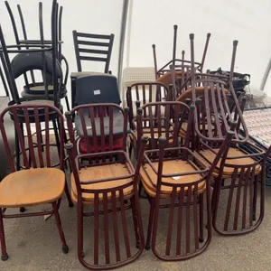 Mixed Lot of Restaurant & Commercial Chairs – Wood, Metal & Plastic Seating Assortment