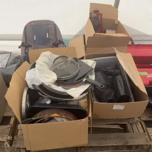 Mixed Household & Kitchenware Lot – Cookware, Backpack, Storage Bins & Miscellaneous Items