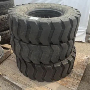 Heavy-Duty Industrial / Skid Steer Tires (Qty 3)