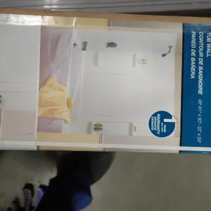 Maax Elan 48-61" x 30-32" x 59" Tub Wall- White.