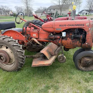 Allis Chalmers C Tractor with Belly Mower  - Not Running
