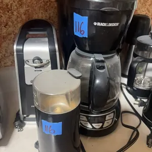 BRAUN COFFE GRINDER-HAMILTON BEACH CAN OPENER-BLACK AND DECKER COFFEE MAKER