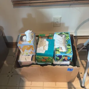 BOX OF KLEENEX BOXES