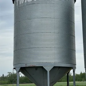 TWISTER ±2150 Bushel 5 Ring X 14 Ft. Hopper Bottom Grain Bin w/ Single Skid