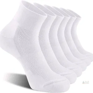 New 6-Pack Size LG (9-12) Men's CS CELERSPORT 6 Pack Ankle Socks with Cushion, Sport Athletic Running Socks