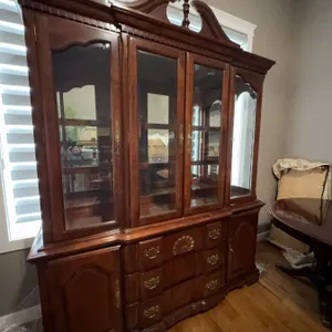 Solid Cherry Wood Dining Set, Mint Condition