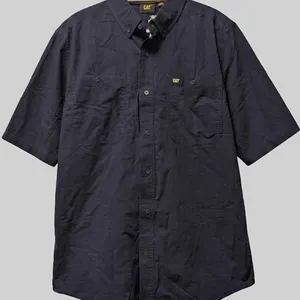 CATERPILLAR SHORT SLEEVE WORKSHIRT MENS L/G -N