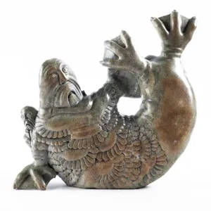 JACKOPOSEE OOPAKAK CARVED STONE SEDNA