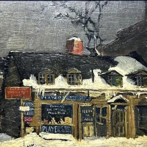 THURSTAN TOPHAM "THE RED CHIMNEY ONTARIO ST" 1925