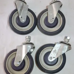 4 Caster Wheels: 5" Wheels