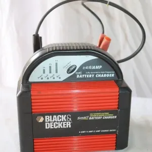 Black & Decker 2-6Amp Battery Charger, Works,